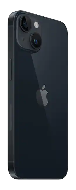 iPhone 14, Тёмная ночь — вид сзади