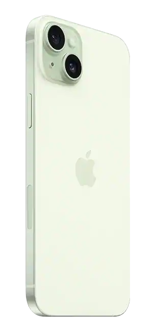 iPhone 15 Plus, Зелёный — вид сзади